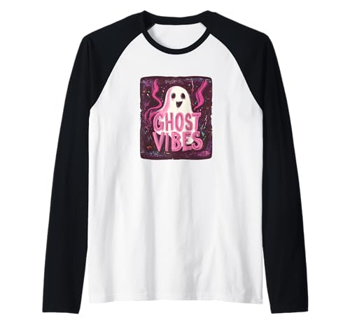 Lustiges Ghost Vibes Kostüm für Jungen und Mädchen Raglan Lustiges Ghost Vibes Kostüm für Jungen und Mädchen Raglan von Ghost Outfit