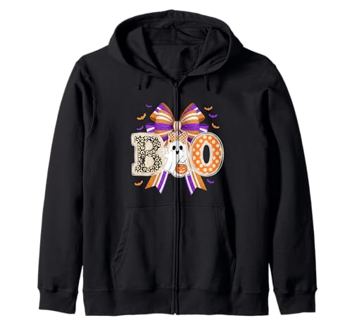 Niedlicher Boo-Kürbis-Kürbis-gruselige Vibes für Kinder Halloween Kapuzenjacke Niedlicher Boo-Kürbis-Kürbis-gruselige Vibes für Kinder Halloween Kapuzenjacke von Ghost Retro Halloween Pumpkin Funny Boo