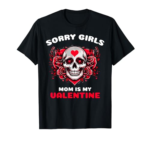 Roter Geist Totenkopf Herz für Jungen mit Aufschrift "Sorry Girls Mom Is My Valentine" T-Shirt Roter Geist Totenkopf Herz für Jungen mit Aufschrift "Sorry Girls Mom Is My Valentine" T-Shirt von Ghost Skull Heart Sorry Girls Mom Is My Valentine