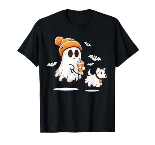 Lustiger Geisterhund Geisterhund Halloween Damen Herren Kinder T-Shirt Lustiger Geisterhund Geisterhund Halloween Damen Herren Kinder T-Shirt von Ghost Walking Dog Ghost Dog Halloween Tees