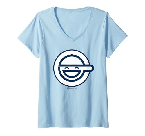 Damen Ghost in the Shell Stand Alone Complex The Laughing Man Logo T-Shirt mit V-Ausschnitt Damen Ghost in the Shell Stand Alone Complex The Laughing Man Logo T-Shirt mit V-Ausschnitt von Ghost in the Shell Stand Alone Complex