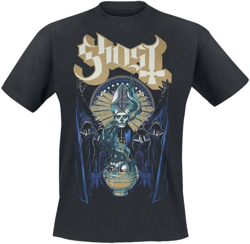 Ghost Benifficense T-Shirt schwarz in XXL von Ghost