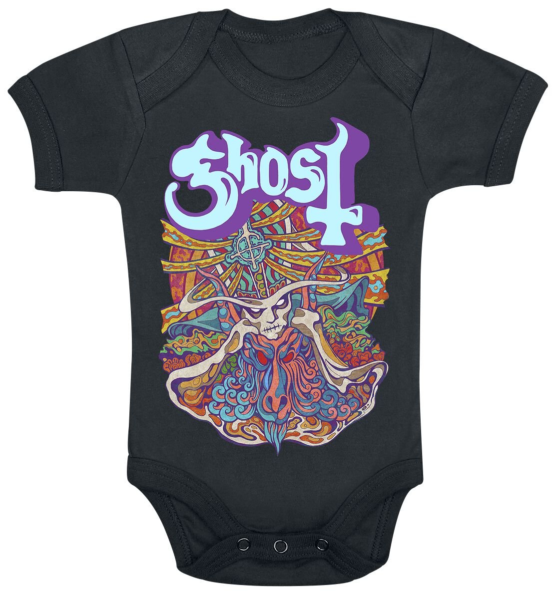 Ghost Body für Kleinkinder - Kids - 7 Inches Of Satanic Panic - für Mädchen & Jungen - schwarz  - Lizenziertes Merchandise! von Ghost