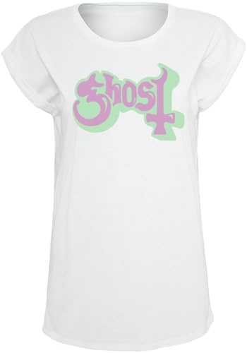 Ghost Bubble Logo Frauen T-Shirt weiß XXL 100% Baumwolle Band-Merch, Bands Ghost Bubble Logo Frauen T-Shirt weiß XXL 100% Baumwolle Band-Merch, Bands von Ghost