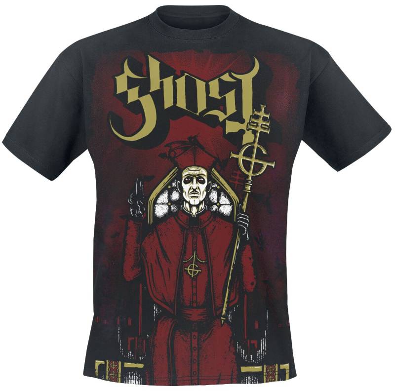 Ghost Cardinalis Infernum 3 Colour AO T-Shirt schwarz in L von Ghost