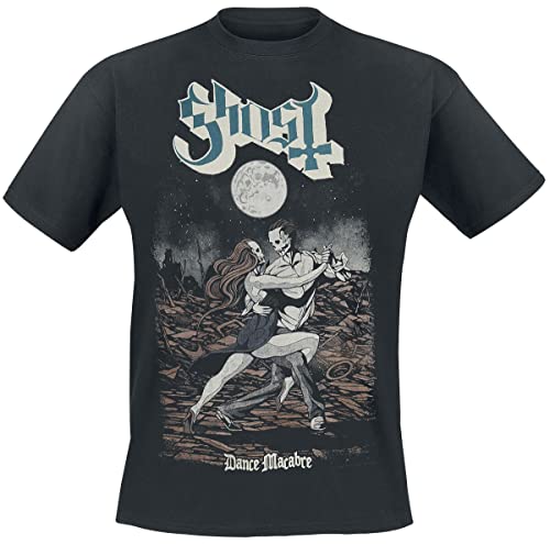 Ghost Dance Macabre Männer T-Shirt schwarz M 100% Baumwolle Band-Merch, Bands von Ghost