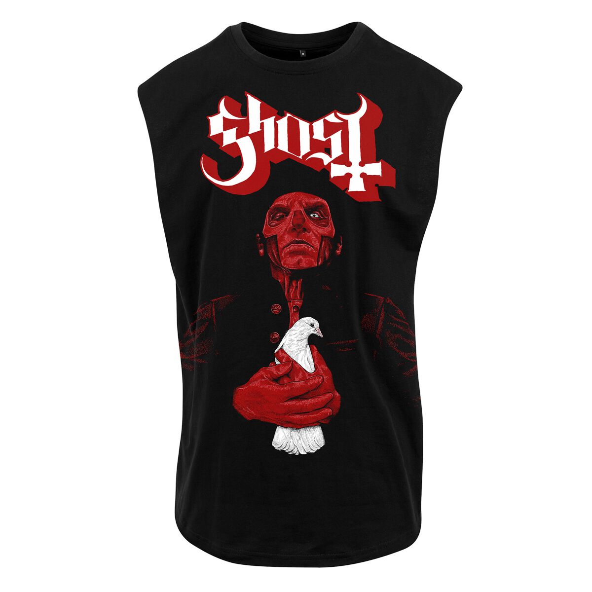 Ghost Dove Red Logo Tank-Top schwarz in S Ghost Dove Red Logo Tank-Top schwarz in S von Ghost