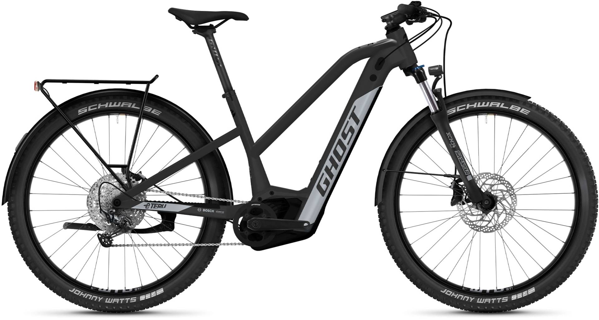 Ghost "E-Teru B Advanced EQ" 12 Gang Shimano SLX RD-M7100 Schaltwerk Kettenschaltung Mittelmotor 250 W Pedelec, Elektrofahrrad für Damen u. Herren, MTB von Ghost
