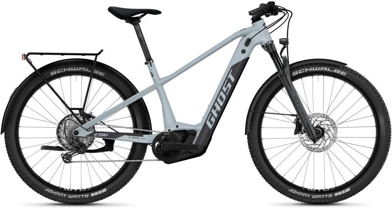 Ghost "E-Teru B Pro EQ" 12 Gang Shimano XT RD-M8100 Schaltwerk Kettenschaltung Mittelmotor 250 W Pedelec, Elektrofahrrad für Damen u. Herren, MTB von Ghost