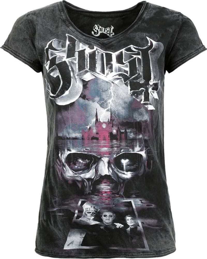 Ghost Emeritus T-Shirt anthrazit in XL von Ghost