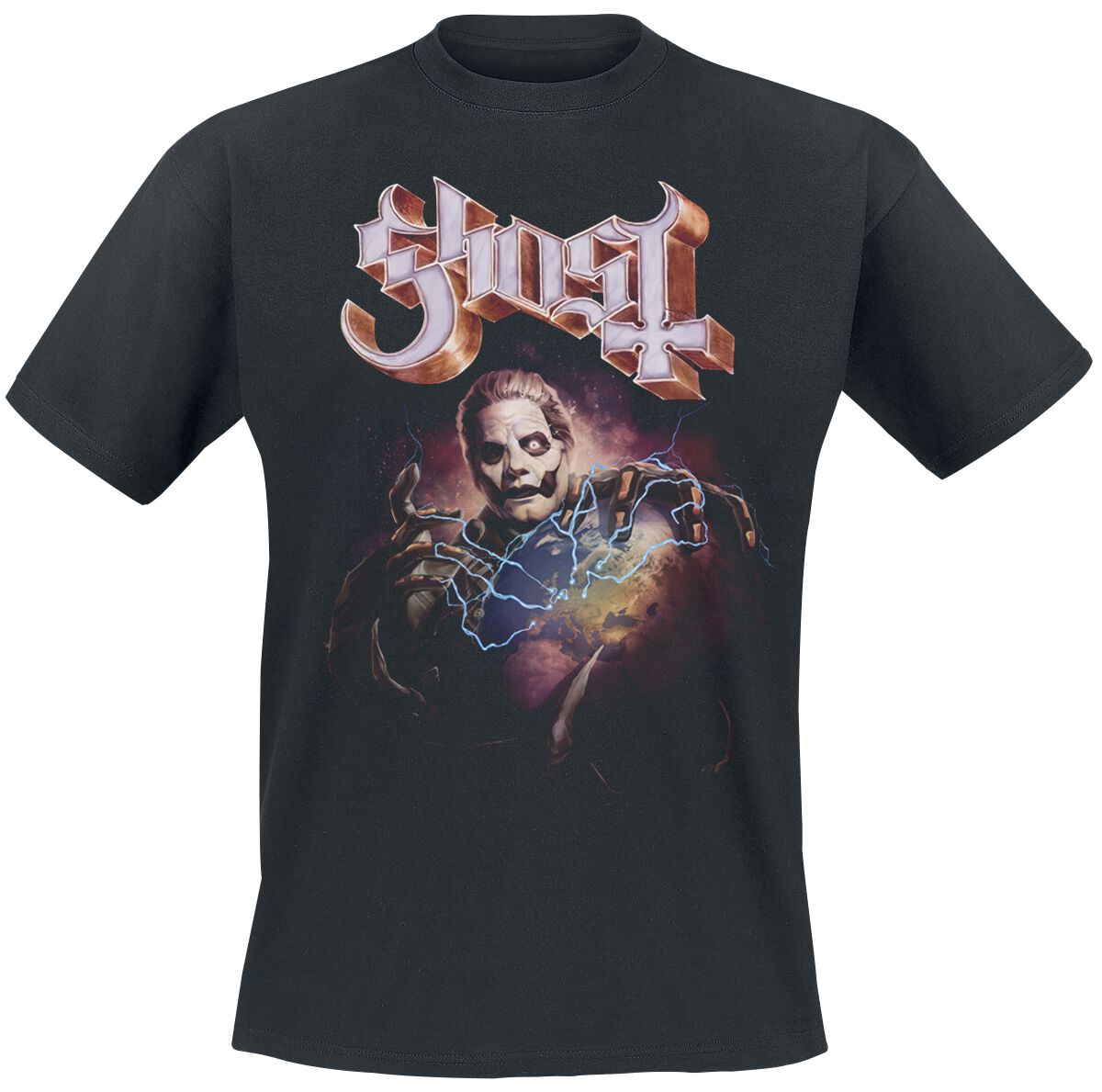 Ghost Europe 23 Admat Tour Shirt T-Shirt schwarz in S von Ghost