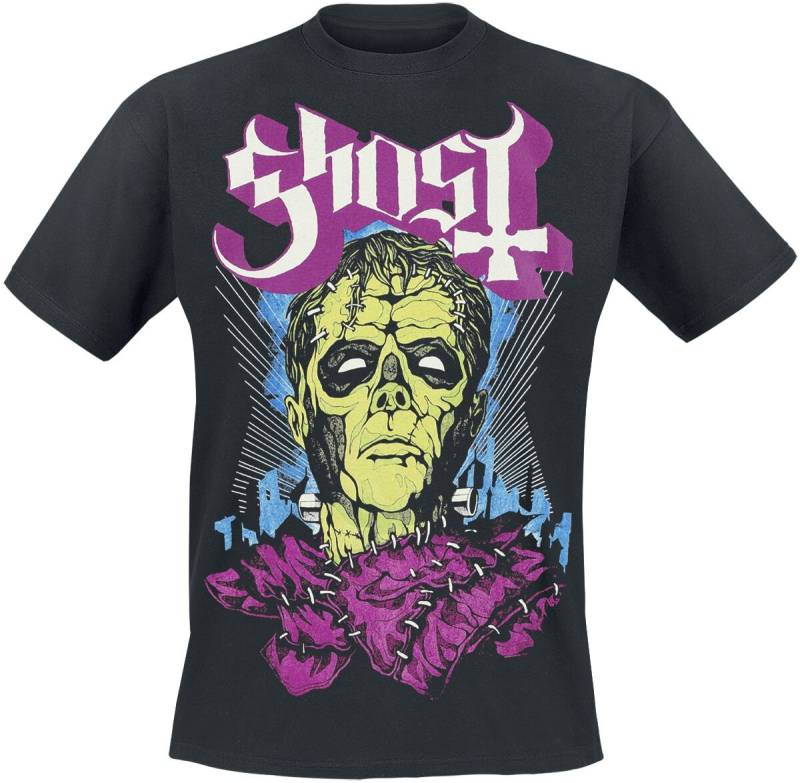 Ghost Frank - Glow In The Dark T-Shirt schwarz in 5XL von Ghost