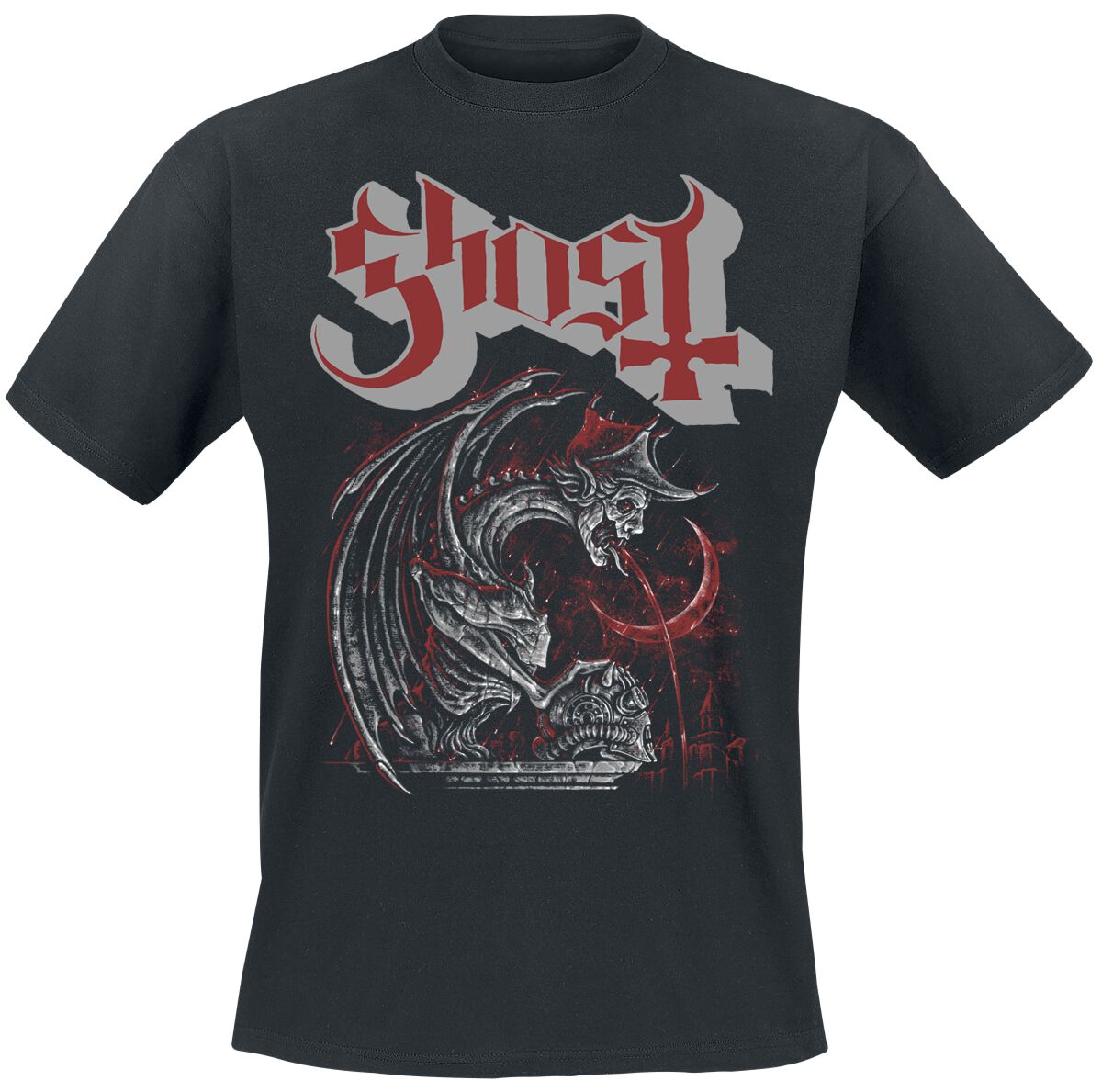 Ghost Gargoyle Emeritus T-Shirt schwarz in 4XL von Ghost