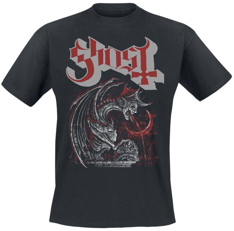 Ghost Gargoyle Emeritus T-Shirt schwarz in 4XL von Ghost