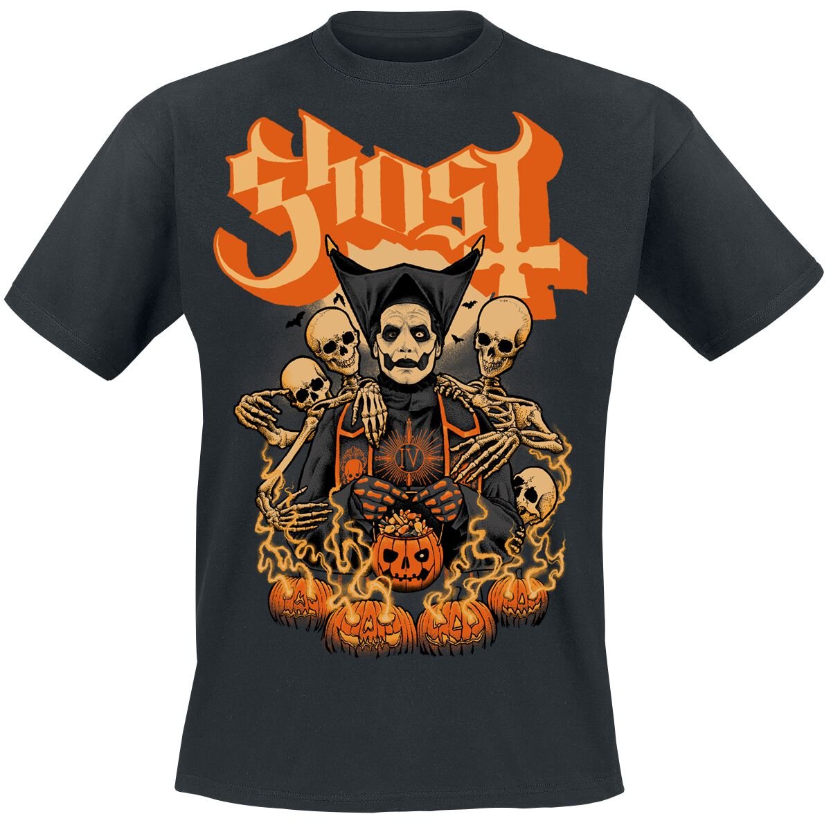 Ghost Great Pumpkin T-Shirt schwarz in 4XL von Ghost