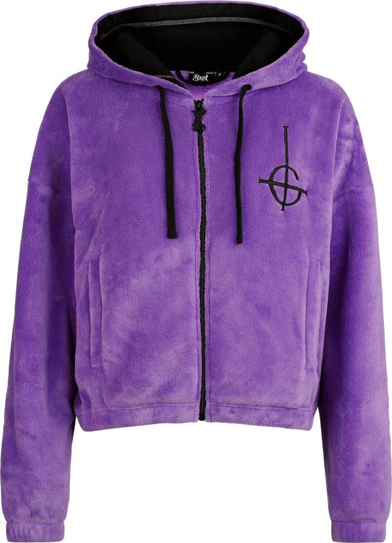 Ghost Kapuzenjacke - EMP Signature Collection - S bis XXL - für Damen - Größe XL - lila  - EMP exklusives Merchandise! von Ghost