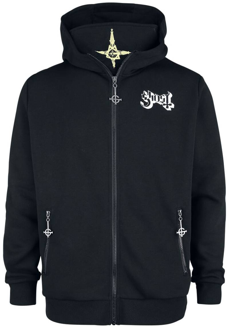 Ghost Kapuzenjacke - EMP Signature Collection - S bis XXL - für Männer - Größe L - schwarz  - EMP exklusives Merchandise! von Ghost