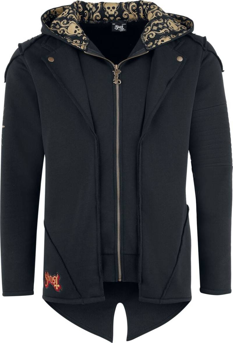 Ghost Kapuzenjacke - EMP Signature Collection - S bis XXL - für Männer - Größe S - schwarz  - EMP exklusives Merchandise! von Ghost