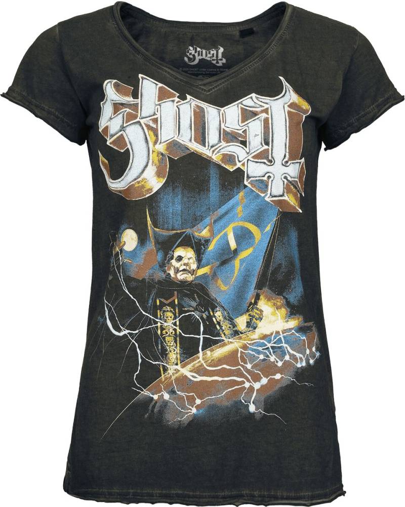 Ghost Lightning T-Shirt anthrazit in M von Ghost