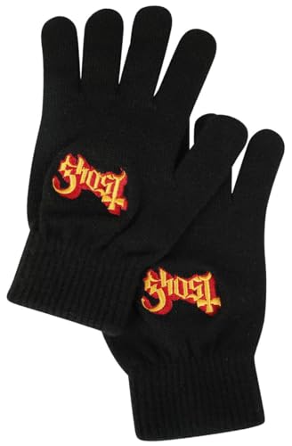 Ghost Logo Unisex Fingerhandschuhe schwarz 100% Polyacryl Band-Merch, Bands, Musik von Ghost