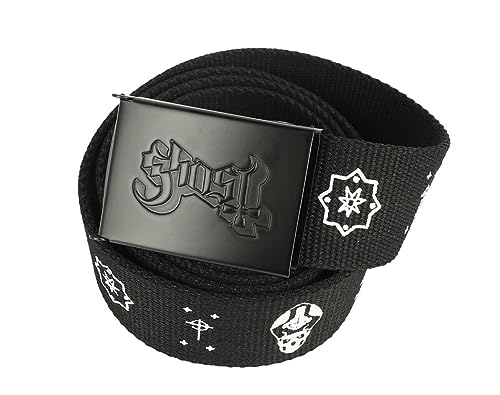 Ghost Logo Unisex Gürtel schwarz 100% Polyester Band-Merch, Bands, Musik von Ghost