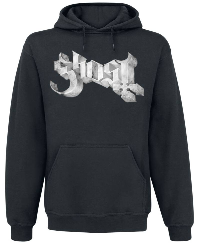 Ghost Marble Logo Kapuzenpullover schwarz in L von Ghost