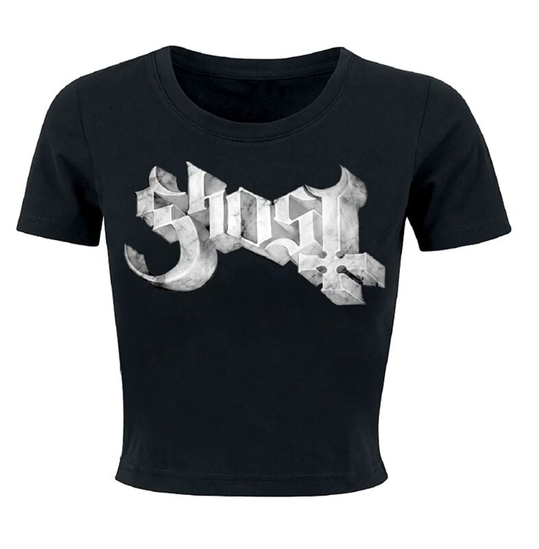 Ghost Marble Logo T-Shirt schwarz in XXL von Ghost