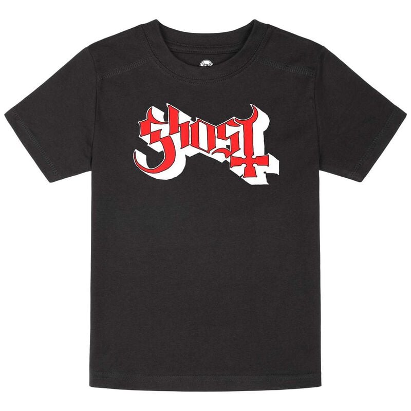 Ghost Metal-Kids - Logo T-Shirt schwarz in 116 von Ghost