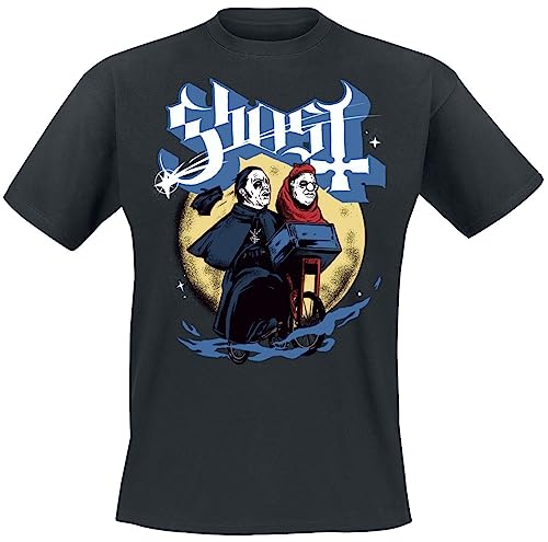 Ghost Moon Shot Männer T-Shirt schwarz 4XL 100% Baumwolle Band-Merch, Bands, Nachhaltigkeit von Ghost