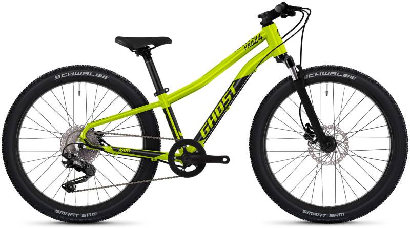 Ghost Mountainbike "Kato 24 Pro" 10 Gang Shimano Deore RD-M600 Schaltwerk Kettenschaltung für Damen und Herren, Kettenschaltung von Ghost