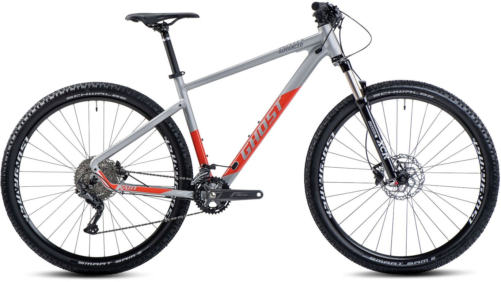 Ghost Mountainbike "Kato Advanced 27.5 AL" 10 Gang microSHIFT Adventix Schaltwerk Kettenschaltung für Damen und Herren, Kettenschaltung von Ghost
