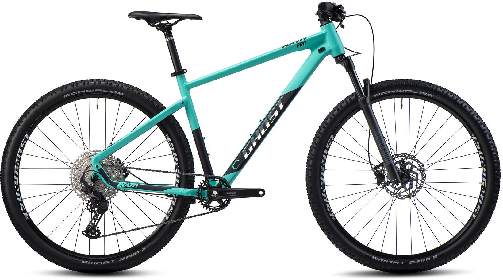 Ghost Mountainbike "Kato Pro AL" 12 Gang Shimano Deore RD-M6100 Schaltwerk Kettenschaltung für Damen und Herren, Kettenschaltung von Ghost