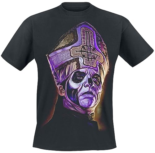 Ghost Papa 3 Jumbo Männer T-Shirt schwarz L 100% Baumwolle Band-Merch, Bands, Nachhaltigkeit von Ghost