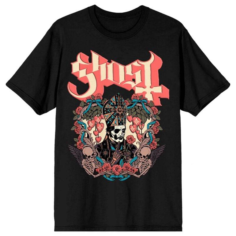 Ghost Papa Hearts T-Shirt schwarz in M von Ghost