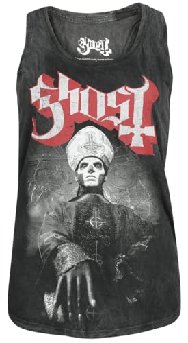 Ghost Papa Ring Frauen Top anthrazit M 100% Baumwolle Band-Merch, Bands von Ghost