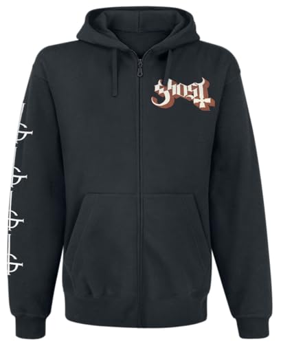 Ghost Papa Ring Männer Kapuzenjacke schwarz L 50% Baumwolle, 50% Polyester Band-Merch, Bands, Musik von Ghost