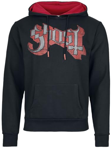 Ghost Priest Männer Kapuzenpullover schwarz/rot XL 65% Baumwolle, 35% Polyester Band-Merch, Bands von Ghost