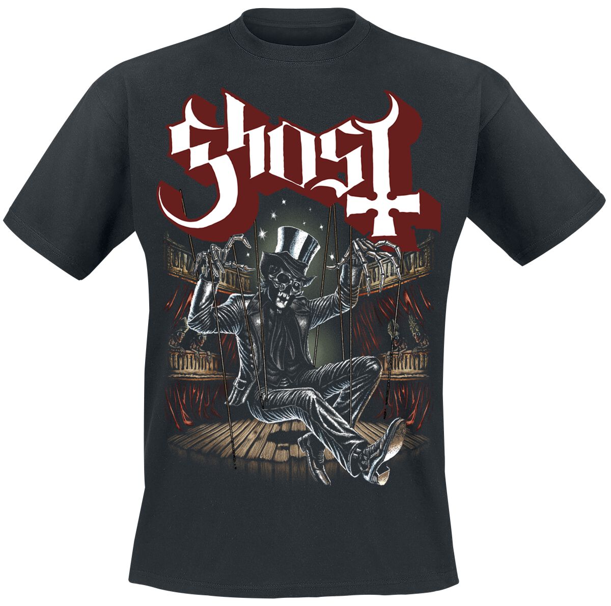 Ghost Pull The Strings T-Shirt schwarz in L Ghost Pull The Strings T-Shirt schwarz in L von Ghost