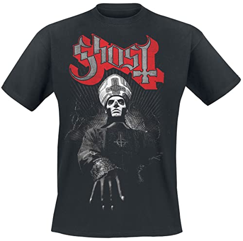 Ghost Ring Photo Männer T-Shirt schwarz 4XL 100% Baumwolle Band-Merch, Bands von Ghost