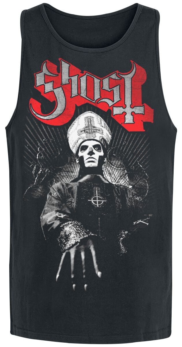 Ghost Ring Photo Tank-Top schwarz in XL von Ghost