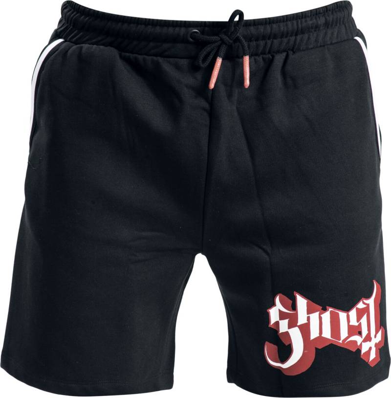 Ghost Short - Logo - M bis XXL - für Männer - Größe M - schwarz  - EMP exklusives Merchandise! von Ghost