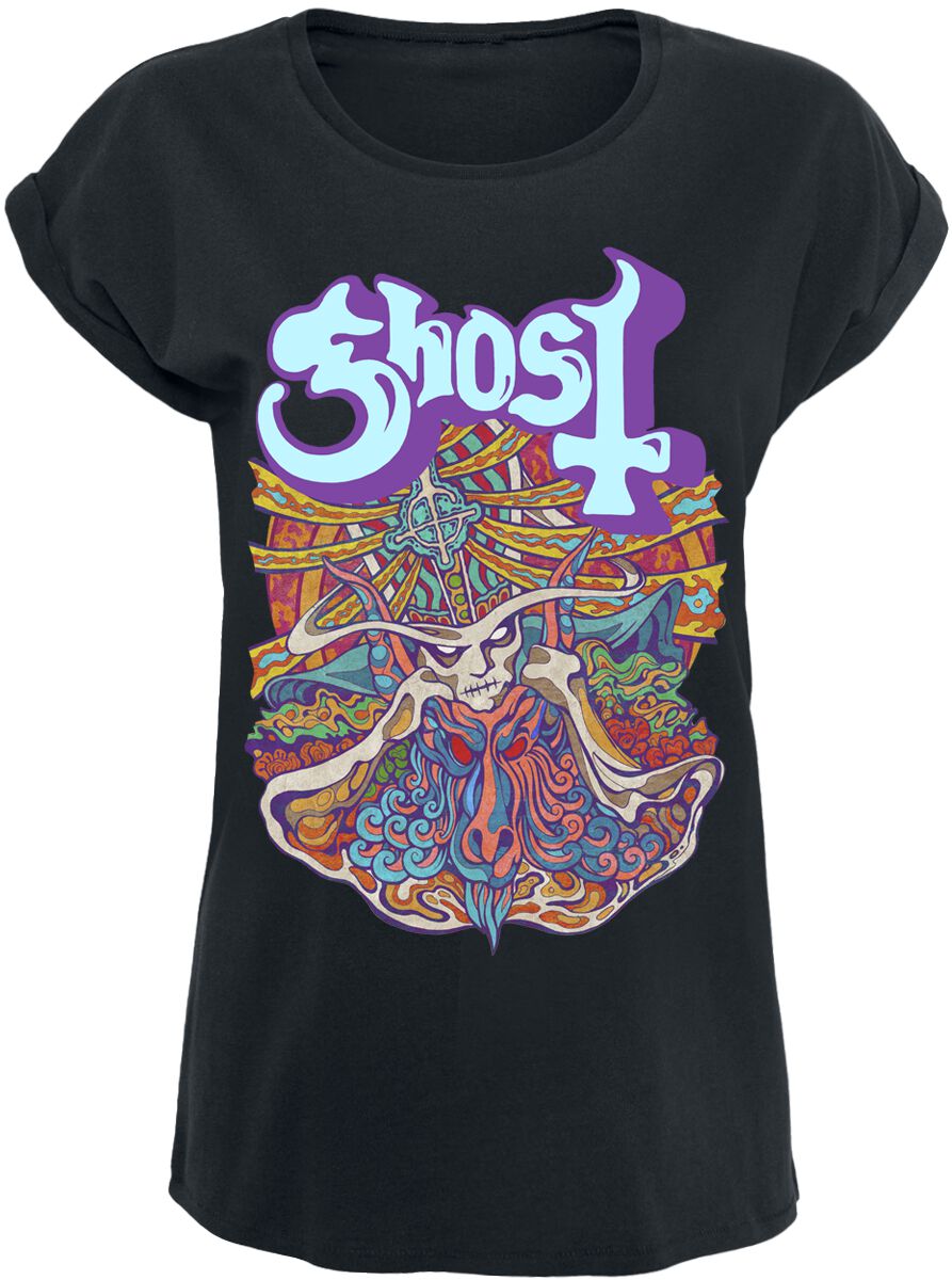 Ghost T-Shirt - 7 Inches Of Satanic Panic - S bis XXL - für Damen - Größe XL - schwarz  - Lizenziertes Merchandise! von Ghost