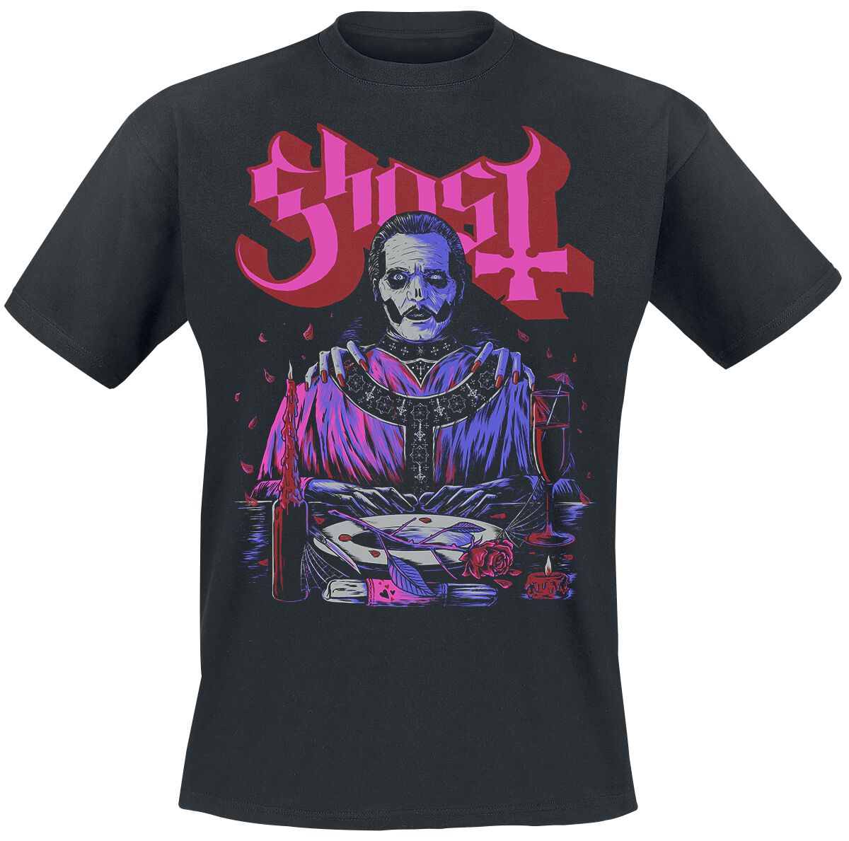 Ghost T-Shirt - Be My Valentines Day - S bis XL - für Männer - Größe M - schwarz  - Lizenziertes Merchandise! von Ghost