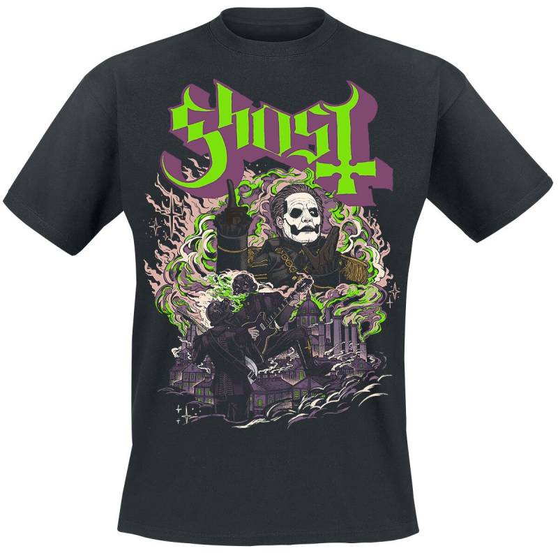 Ghost T-Shirt - FOG - YK - S bis 4XL - für Männer - Größe L - schwarz  - Lizenziertes Merchandise! von Ghost