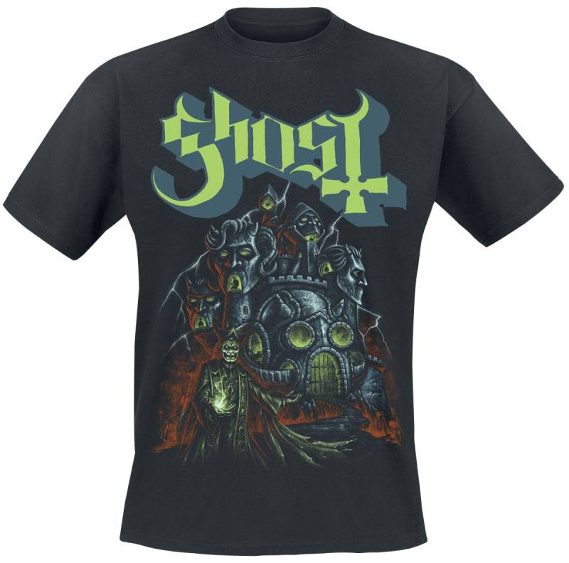 Ghost T-Shirt - Ghoul Castle - S bis 4XL - für Männer - Größe XL - schwarz  - Lizenziertes Merchandise! von Ghost