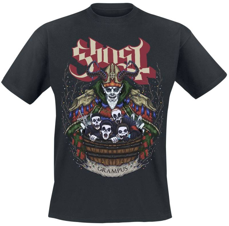 Ghost T-Shirt - Grampus Nihil - M bis XL - für Männer - Größe M - schwarz  - Lizenziertes Merchandise! von Ghost