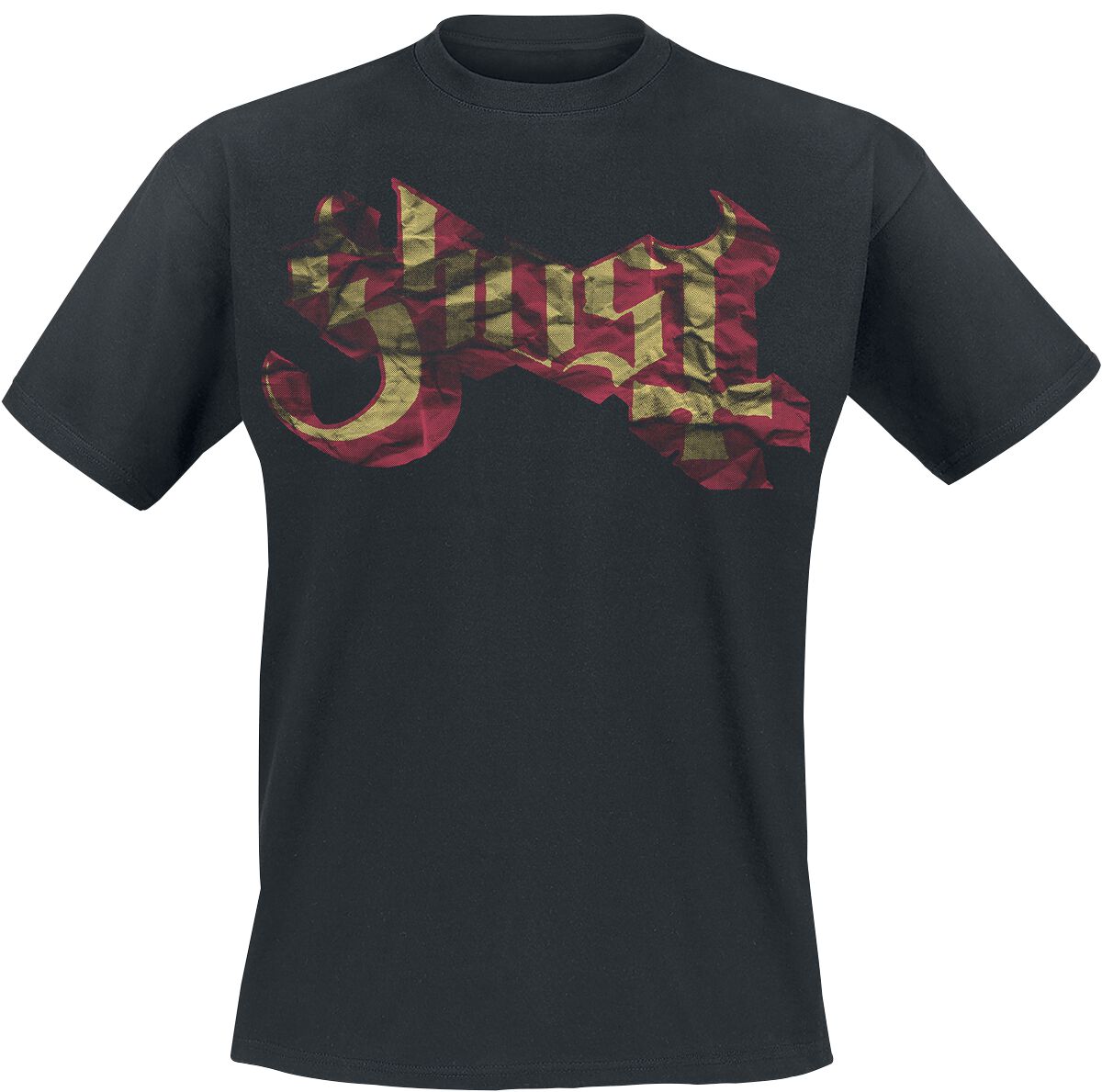 Ghost T-Shirt - Large Logo - S bis XXL - für Männer - Größe XXL - schwarz  - Lizenziertes Merchandise! von Ghost