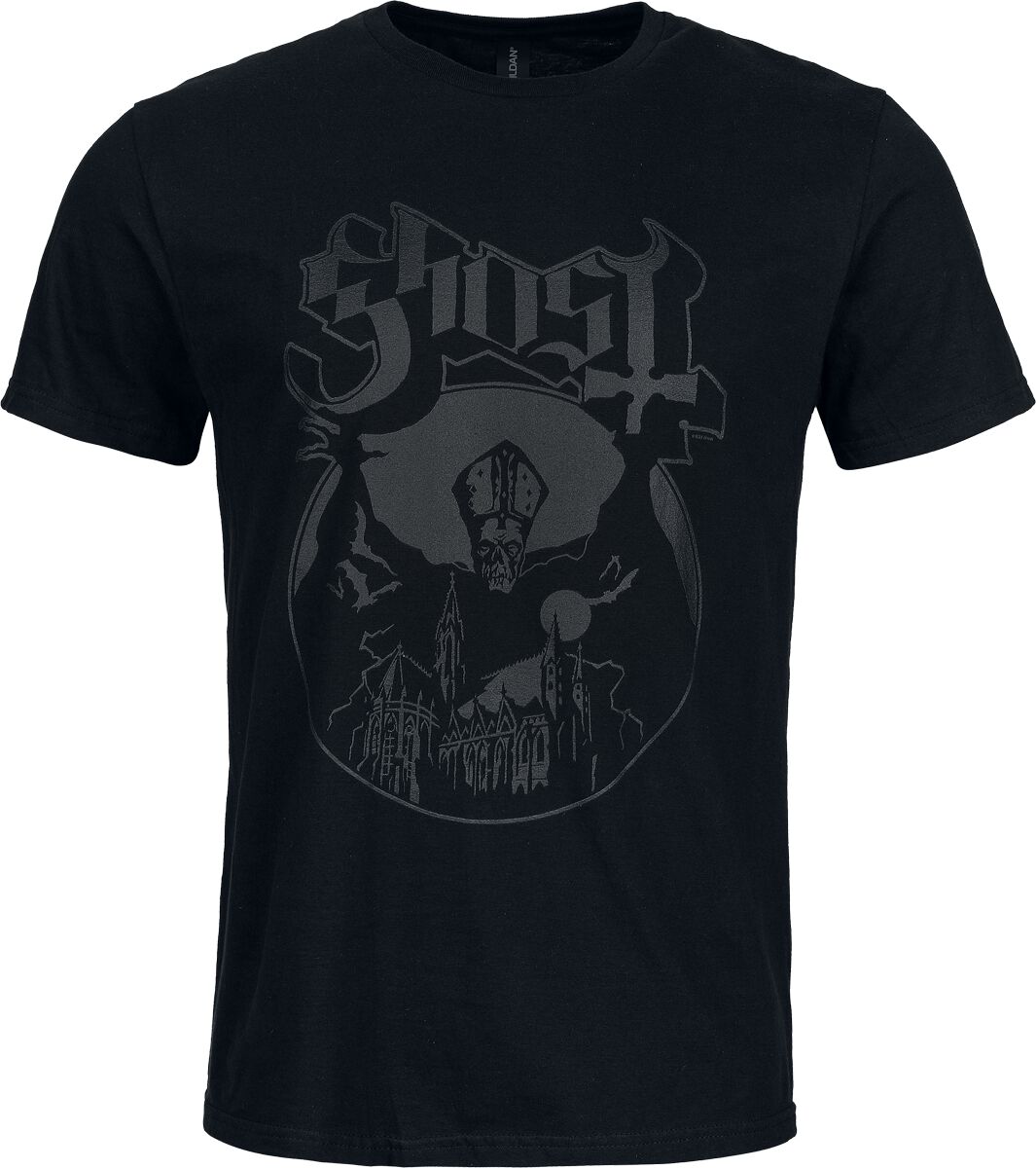 Ghost T-Shirt - Logo - S bis 4XL - für Männer - Größe M - schwarz  - Lizenziertes Merchandise! von Ghost