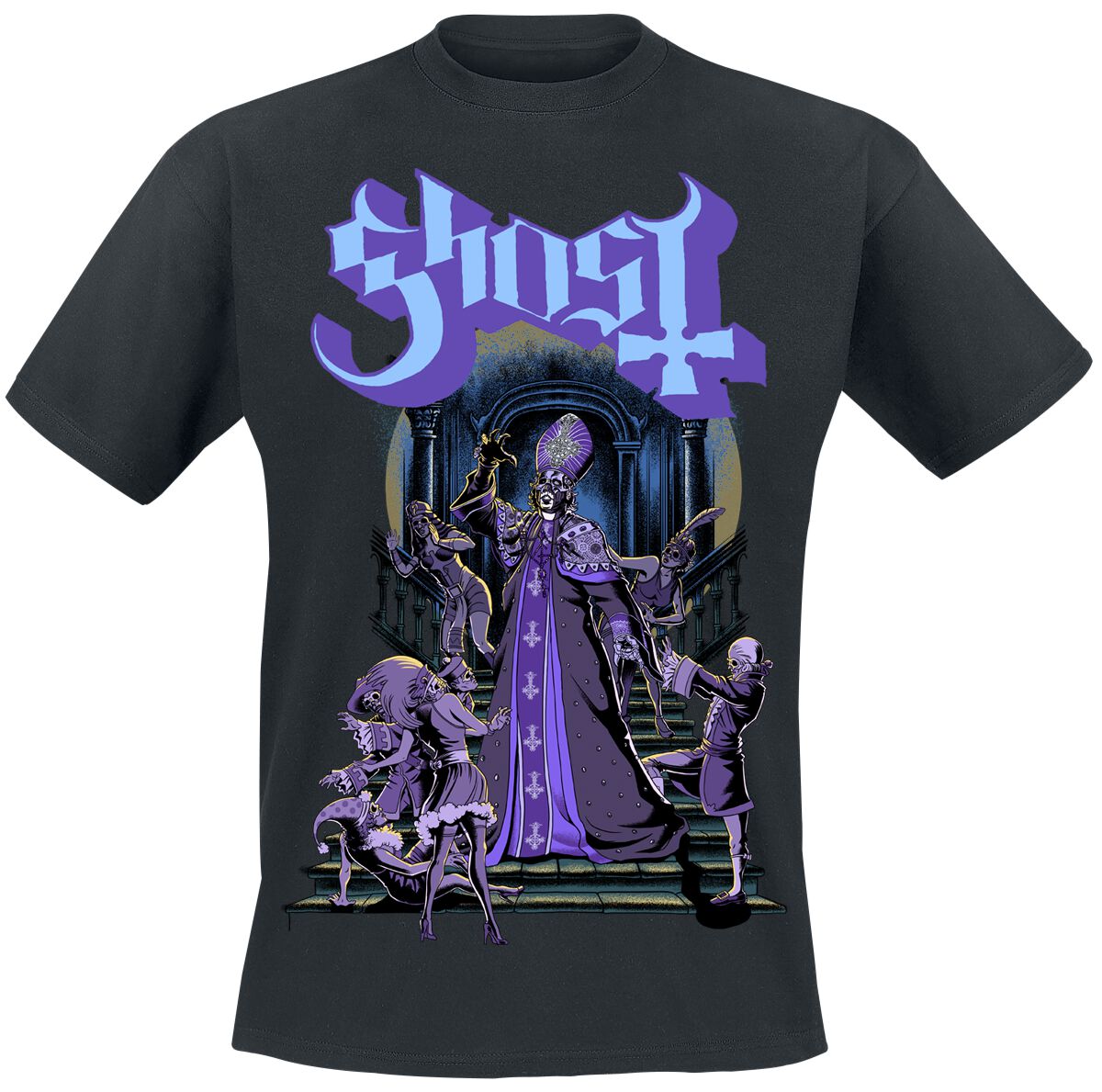 Ghost T-Shirt - Masquerade - 4XL - für Männer - Größe 4XL - schwarz  - Lizenziertes Merchandise! von Ghost