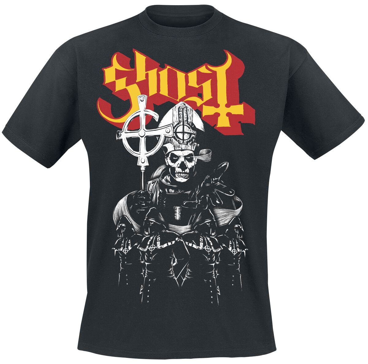 Ghost T-Shirt - Papa 2 GRC - S bis 4XL - für Männer - Größe XL - schwarz  - Lizenziertes Merchandise! von Ghost